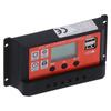 60A 12V 24V PWM Solar Charge Controller 8 Stage Battery Regulator with LCD Display PV Module System