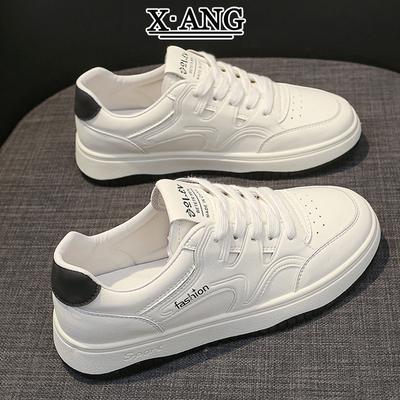 Кожаные маленькие белые туфли женские туфли на плоской подошве весна 2025 новые туфли на мягкой подошве одинарные туфли повседневные туфли женские спортивные туфли