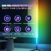 Xiaomi RGB LED напольный светильник, LED угловой светильник, Умный современный напольный светильник с синхронизацией по музыке и 16 миллионами цветов DIY, Напольный светильник