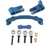 Aluminum Alloy Steering Parts Set Lightweight Strong Easy To Install RC Car Steering ComponentBlue