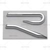 AABIP1 R logo Emblem Car Metal Body Tail Trunk Sticker Accessories For Volkswagen VW GTI Rline Polo Golf MK8 Touareg Passat Magotan CC