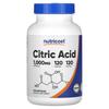 Citric Acid, 1,000Mg, 120 Capsules