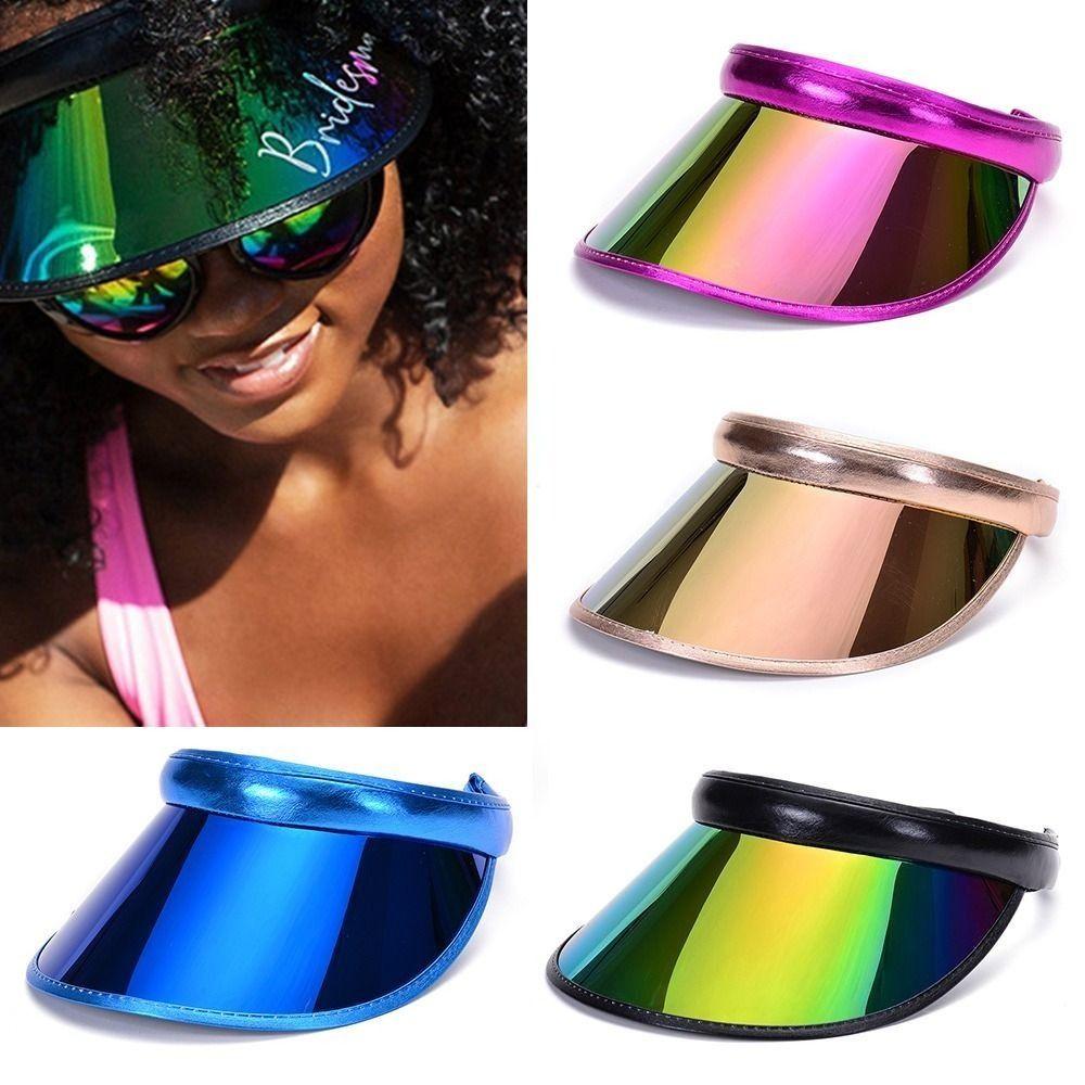 PVC Summer Baseball Hat Women Men Visor Caps New Bicycle Sun Hat Outdoor Sunshade