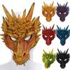 3D Animal Dragon Mask for Carnival Party Halloween Props Horror Halloween Dragon Standard Adult Unique Sculpture New Year Party