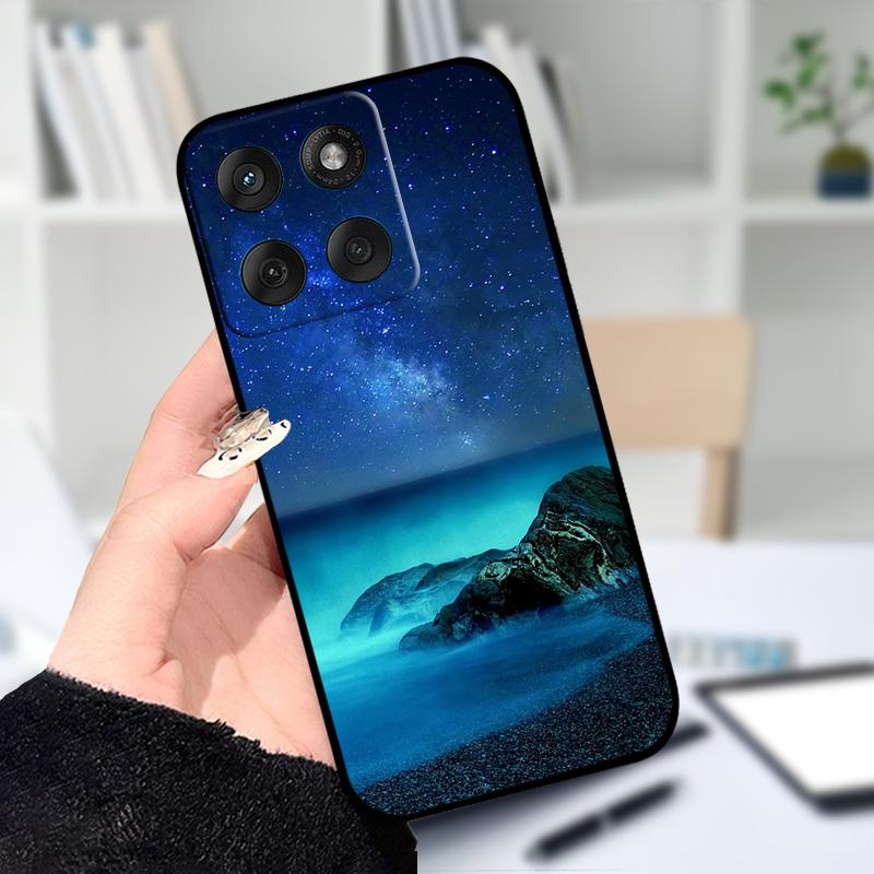 Для Motorola Edge 60 Fusion Мягкий чехол XT2503-4 Милый мультяшный силиконовый TPU чехол для телефона Для Moto Edge 60Fusion 5G Защитный Fundas