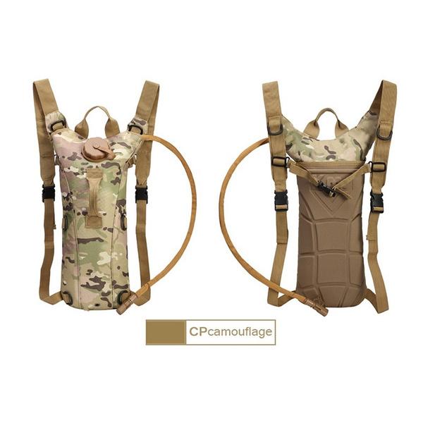 Men Fashion Summer 3L Tactical Outdoor Hydration Water Backpack Bag with Bladder 8 Colors