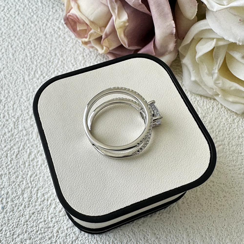 Vinregem Элегантное кольцо из 100% стерлингового серебра 925 пробы 3EX VVS1 D, цвет круглой огранки, 7 мм, 1,25 карата, настоящее кольцо с муассанитом и бриллиантами, свадебное обручальное ювелирное изделие, подарки