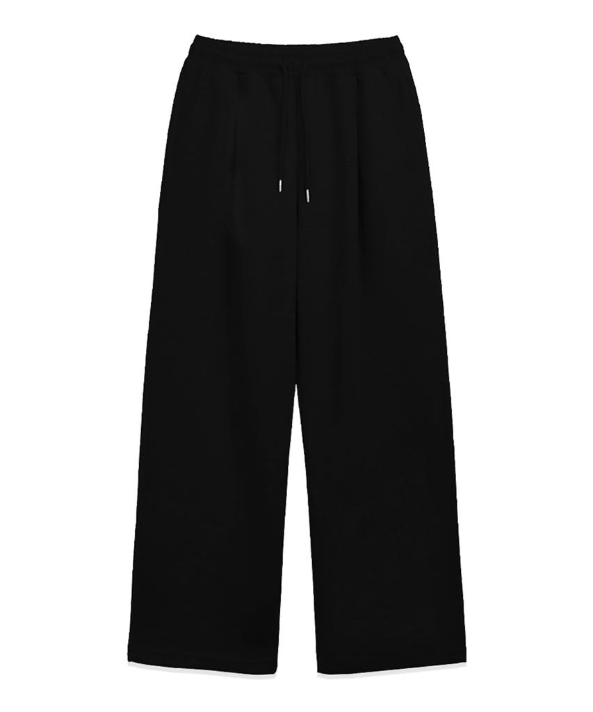 RANDOMOFF [Unisex] Basic Line One Tuck Wide Sweat Pants (2Color)