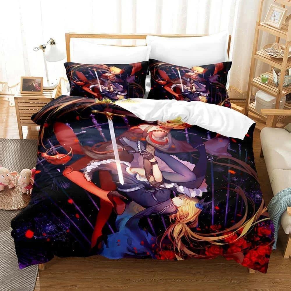 3D Печать Аниме Pixiv Fantasia T Комплект Постельного Белья Односпальный Полуторный Двуспальный Кинг-сайз Комплект для Кровати Взрослый Детский Спальня Пододеяльник Комплекты