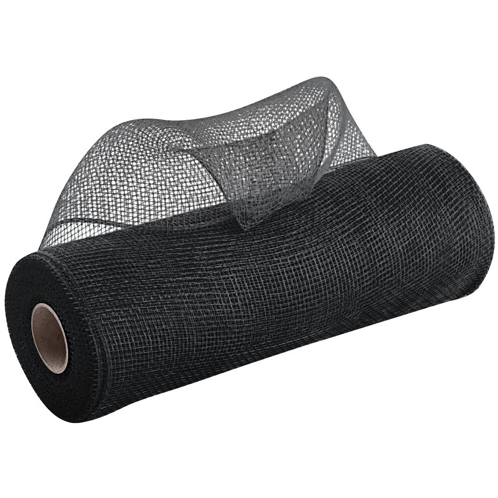 Poly Mesh Ribbon With Foil Each Roll For Wreaths Swags Bows Wrapping And Decorating