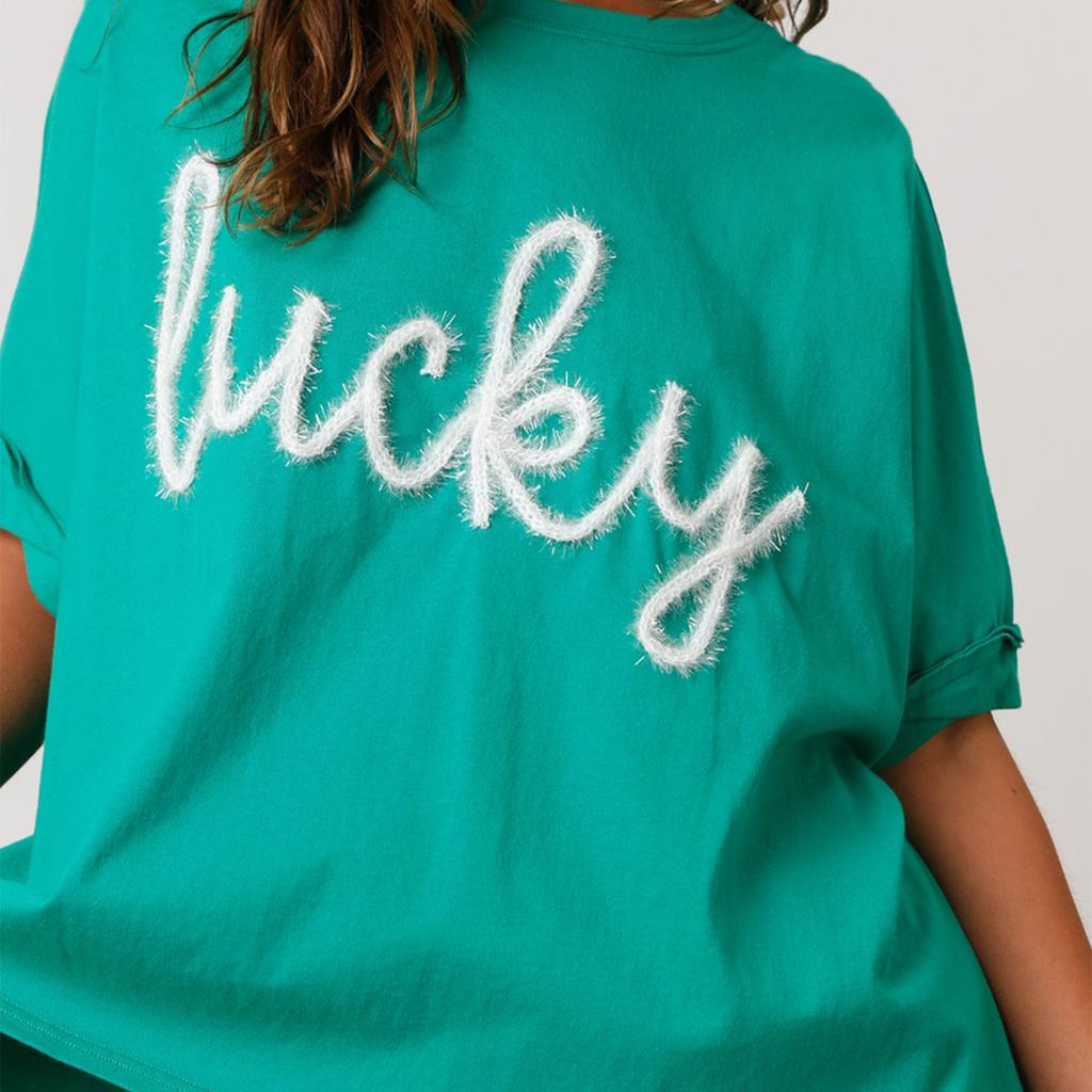 Женские ирландские топы с модным принтом в виде букв и пэчворка, футболки с коротким рукавом и круглым вырезом, блузки, эстетическая одежда