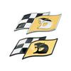 Car Front Grille Emblem Tail Box Metal Bagde Sticker