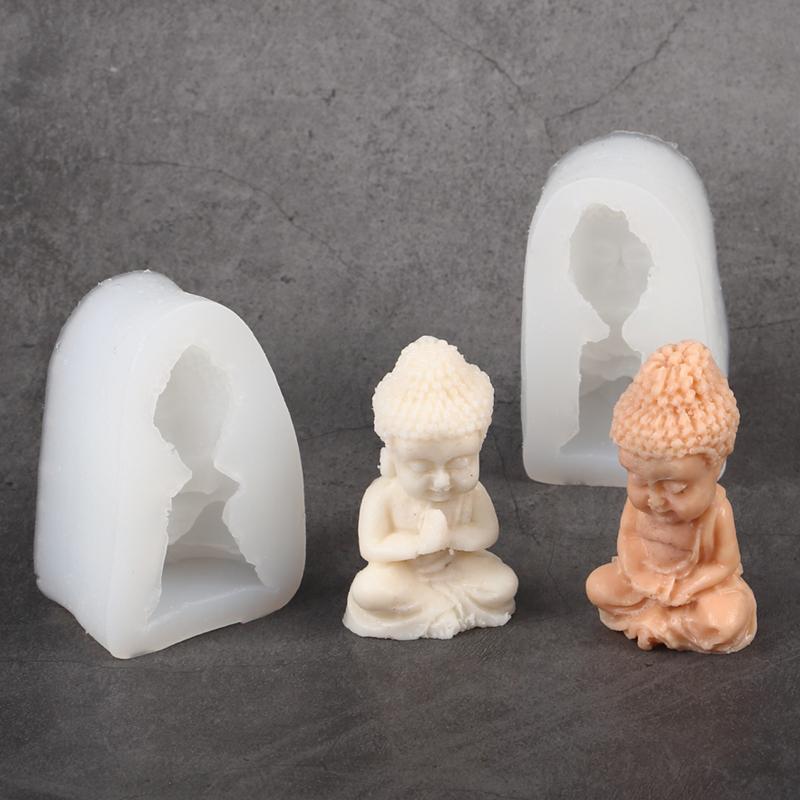Xiaomi Buddha Silicone Candle Mold 3D Aromatherapy Handmade Soap Wax Clay Gypsum Candles Ornament Craft Making Mold