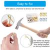 40Pcs Metal Picture Hangers with Nails Heavy Duty Picture Hanging Hooks Hardware Picture Hanging Kits On Wood/Drywall