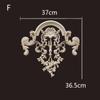 Rubber Wood Applique for Furniture Flower Decoration Wood Carving Onlays  Luxury Living Room Decoration Decal Floral Home Decor