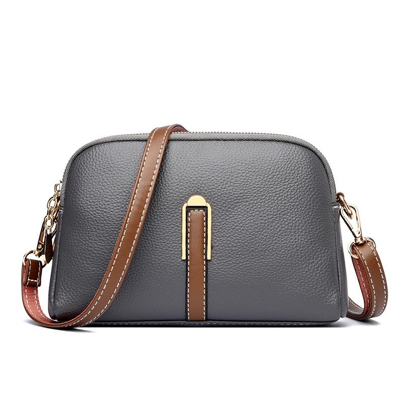 Women's Bag Spring and Summer Shell Bag Simple Shoulder Bag Purse Purse Texture Foreign Style Crossbody Bag