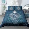 Elephant Duvet Cover Set Bohemian Style Decorative Quilt Cover Set Soft Microfiber Double Queen King Size Polyester Bedding Set