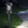 Solar Mosquito Lights Household Physical Electric Mosquito Lamp Outdoor Waterproof Garden Villa Purple Light Mosquito  Lamps