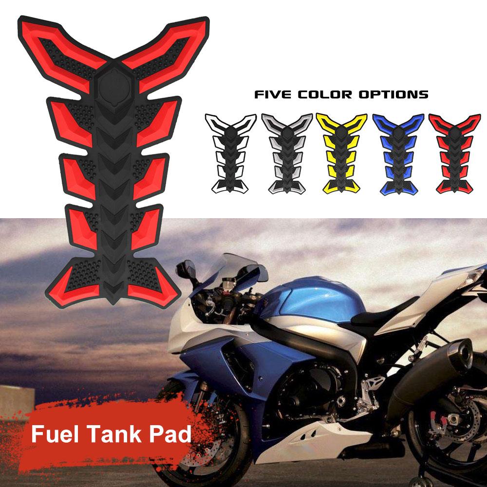Universal Motorcycle 3D Rubber Gas Oil Fuel Tank Pad Protector Decal