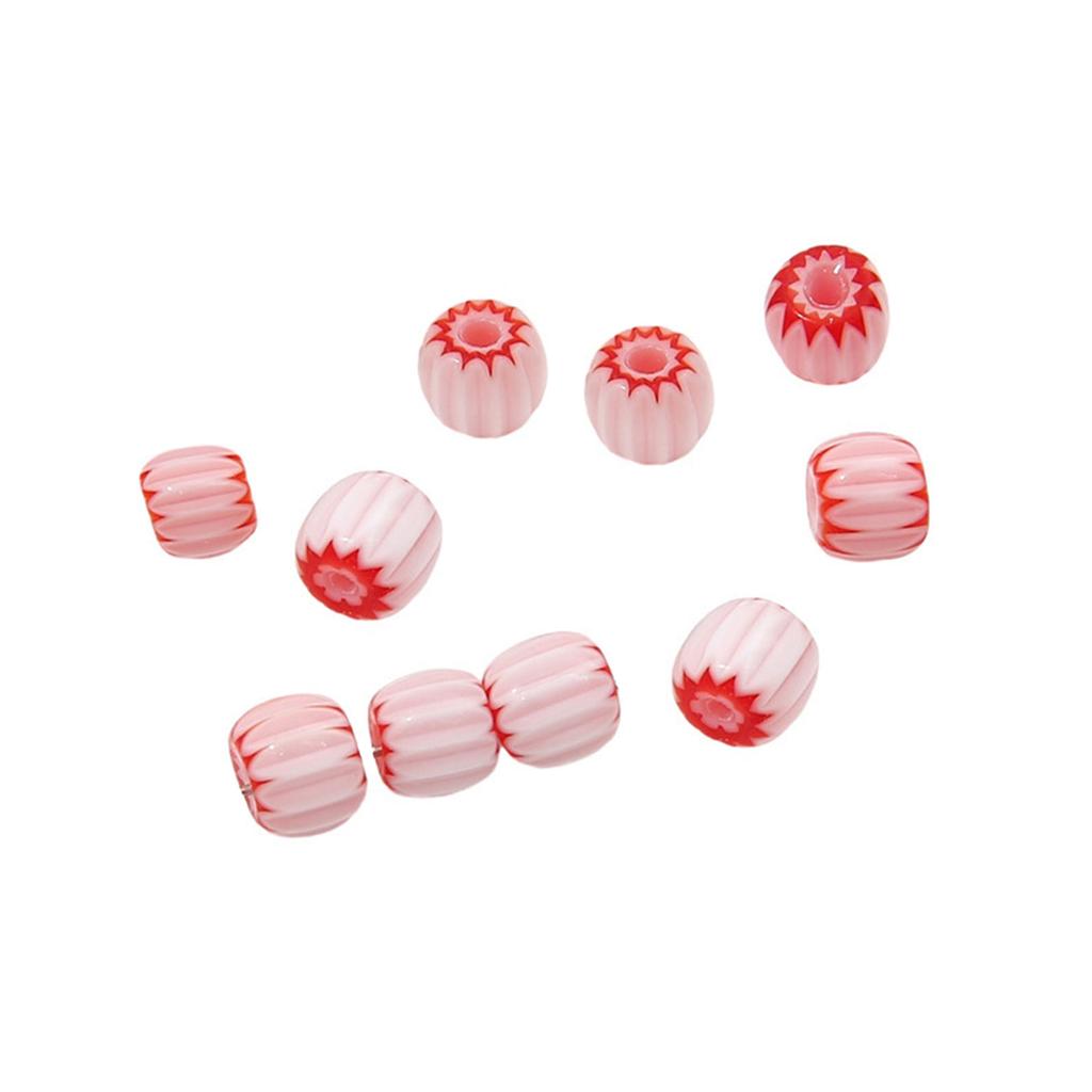 10 шт. Смоляные цветы Бусины Набор рассыпных бусин Смоляная текстура Подходит для изготовления ювелирных изделий Форма тыквы Аксессуары для ожерелья