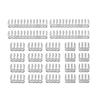 24pcs Computer Cable Manager Clamp Clips for 3.0-3.6mm PC Power Cables Wiring 24Pin 8Pin 6Pin Wire Organizer Combs