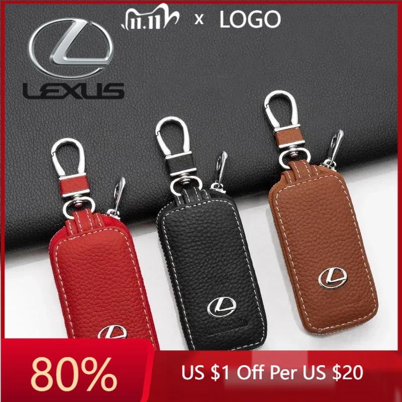 AAPK1 2026 Hot Interior Stickers 1pc Car Badge Leather Metal Car Key Cover Case For Lexus GX460 NX300 GS400 GX470 RX450 IS250 ES330 ES