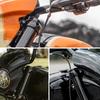FSFY 1 комплект крышек гаек штока верхней вилки для Harley Davidson Street Bob Breakout V-ROD Dyna Softail Sportster XL 883 1200, черные