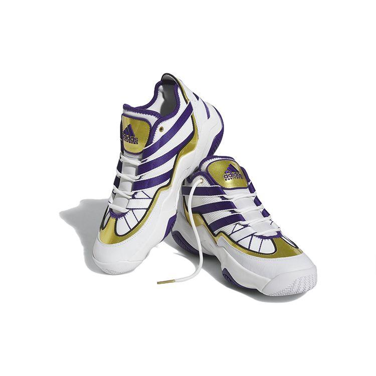 Adidas Мужские кроссовки Top Ten 2010 Lakers White Cloud-White Team-College-Purple HQ4624