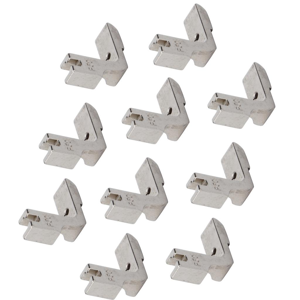 10 шт. Лапка для присборивания, нержавеющая сталь, универсальная, аксессуары для промышленных швейных машин