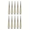 10pcs/set 55MM Solid Punk Bullet Large Spikes Metal Leather Rivets DIY Silver Screw On Cone Studs for Cosplay Clothes