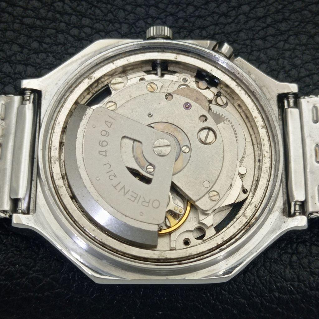 АВТОМАТИЧЕСКИЕ ВИНТАЖНЫЕ ЧАСЫ ORIENT CRYSTAL 46941 ЯПОНИЯ МУЖСКИЕ ОРИГИНАЛЬНЫЙ ЦИФЕРБЛАТ a703474-1 R213c-a703474