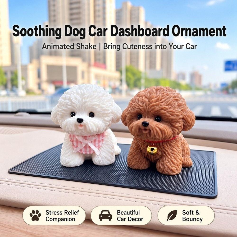 Soft Hand Feel Fidget Toy Ornament Slow Rebound Foam Car Dashboard Ornament Dashboard Decor Office