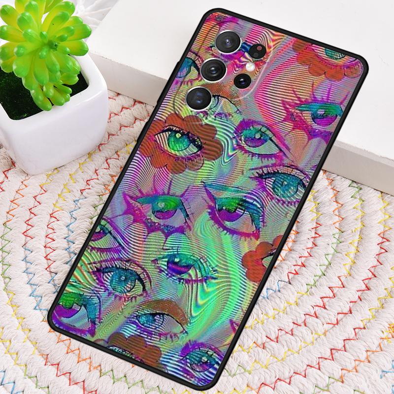 Чехол для телефона с узором "Глаза" для Samsung Galaxy note 10 pro S26 Ultra S23 S24 FE S25 S21 S22 PLUS ударопрочный