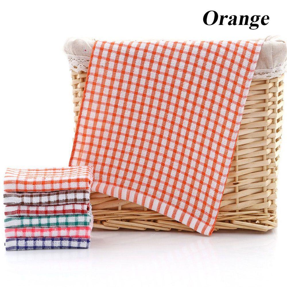 Kitchen Absorbent Non-stick Micro-fiber Terry Cotton Cleaning Cloth Tea Towel