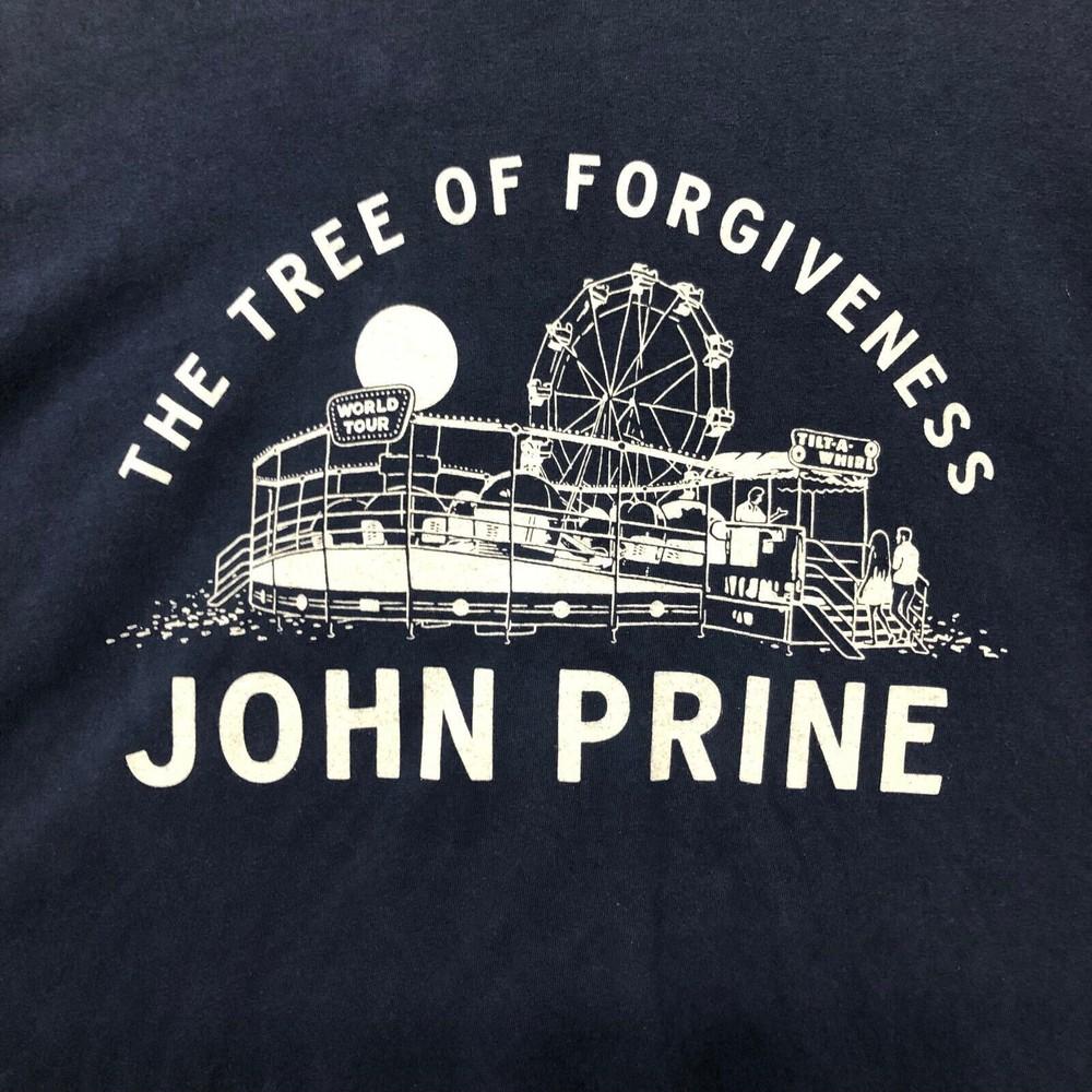 2019 Футболка с принтом John Prine World Tour Дерево прощения Folk BO795 Унисекс Футболка
