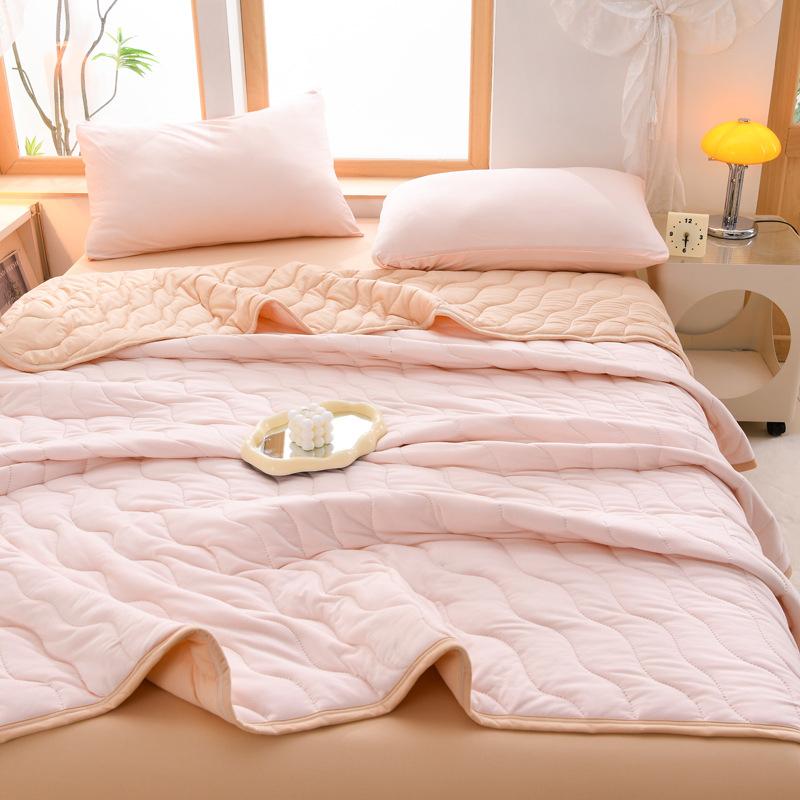 Весенне-летнее тонкое одеяло 150X200 см/180X200 см Мягкое легкое одеяло Студенческое общежитие Прохладное кондиционерное одеяло Стираемое