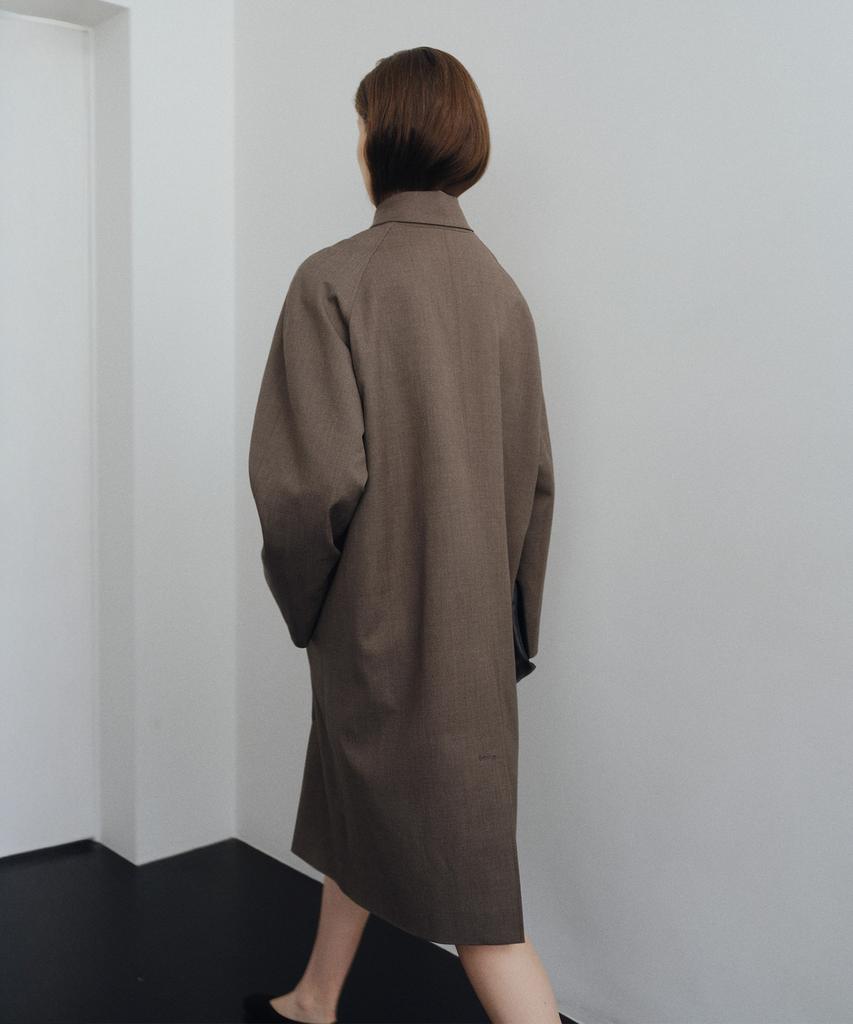 LOTE Wool Blend Mac Coat