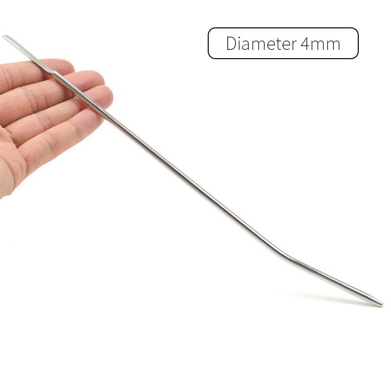 Runyu SM Металлический расширитель уретры Мужская пробка для пениса из нержавеющей стали Мужская блокировка уретры Мастурбация для взрослых Альтернативные секс-игрушки