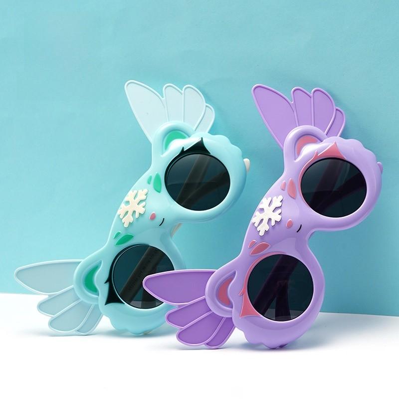 Kids Polarized Sunglasses With Flexible Wings Uv400 For Outdoor Play And Fashion