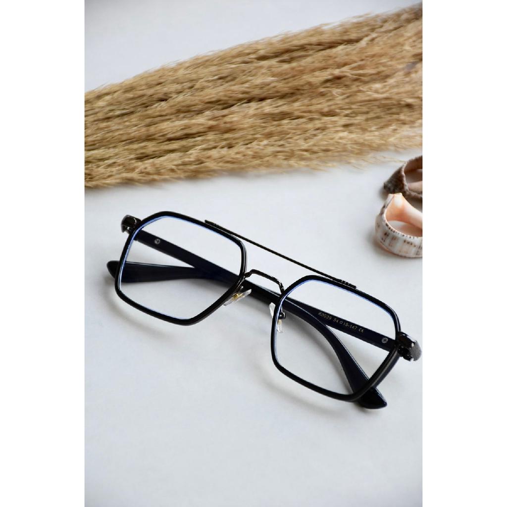 Henry Unisex Blue Light Protection Blue Block Square Rectangular New Season Transparent Glasses