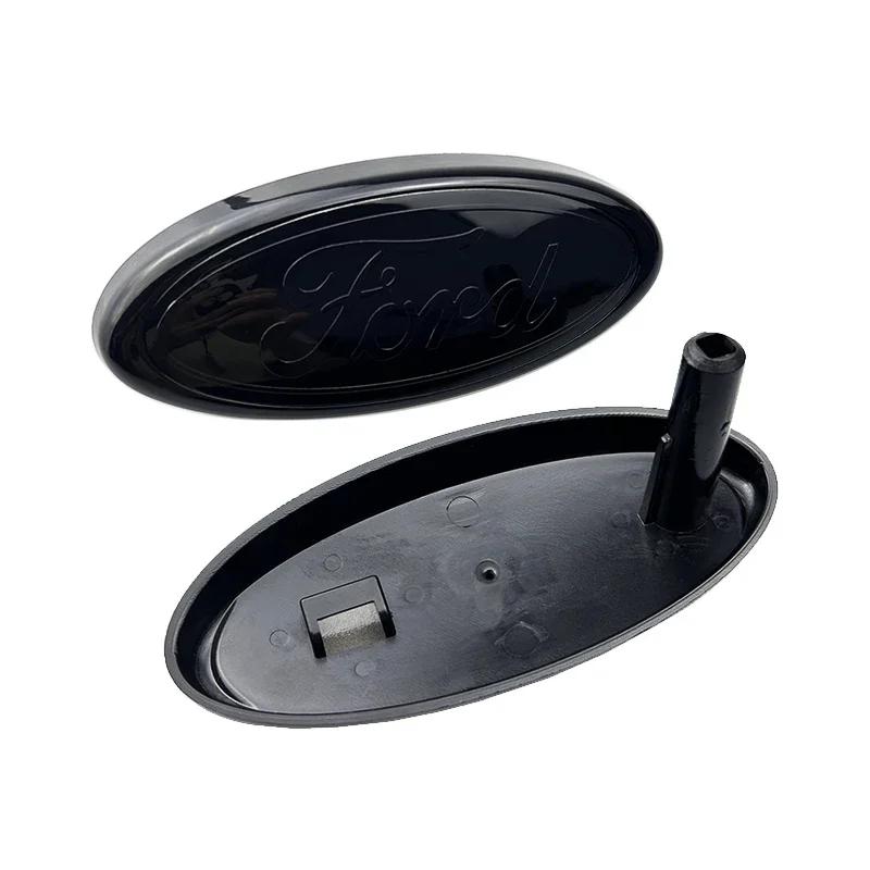 Car Sticker Ford New 2025 Hot 14.5x6.5cm ABS Car Front Emblem Badge for Ford Focus 2 3 Mondeo Fiesta Ranger Mustang Kuga Explore