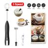 Электрический венчик 3-в-1, 3 регулируемых скорости, электрический бытовой венчик для яиц, ручной мини-пенопласт, миксер