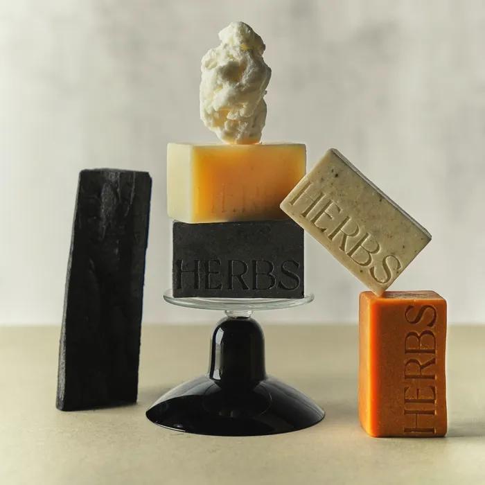 1+1 No Sebum Shampoo Bar Brick Bar Mildly Acidic Non-irritating Oily Hair 200g