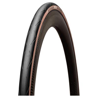 Клинчерная шина Hutchinson BLACKBIRD, тип камеры 700X28 PV532501, черно-бежевая (28-622)