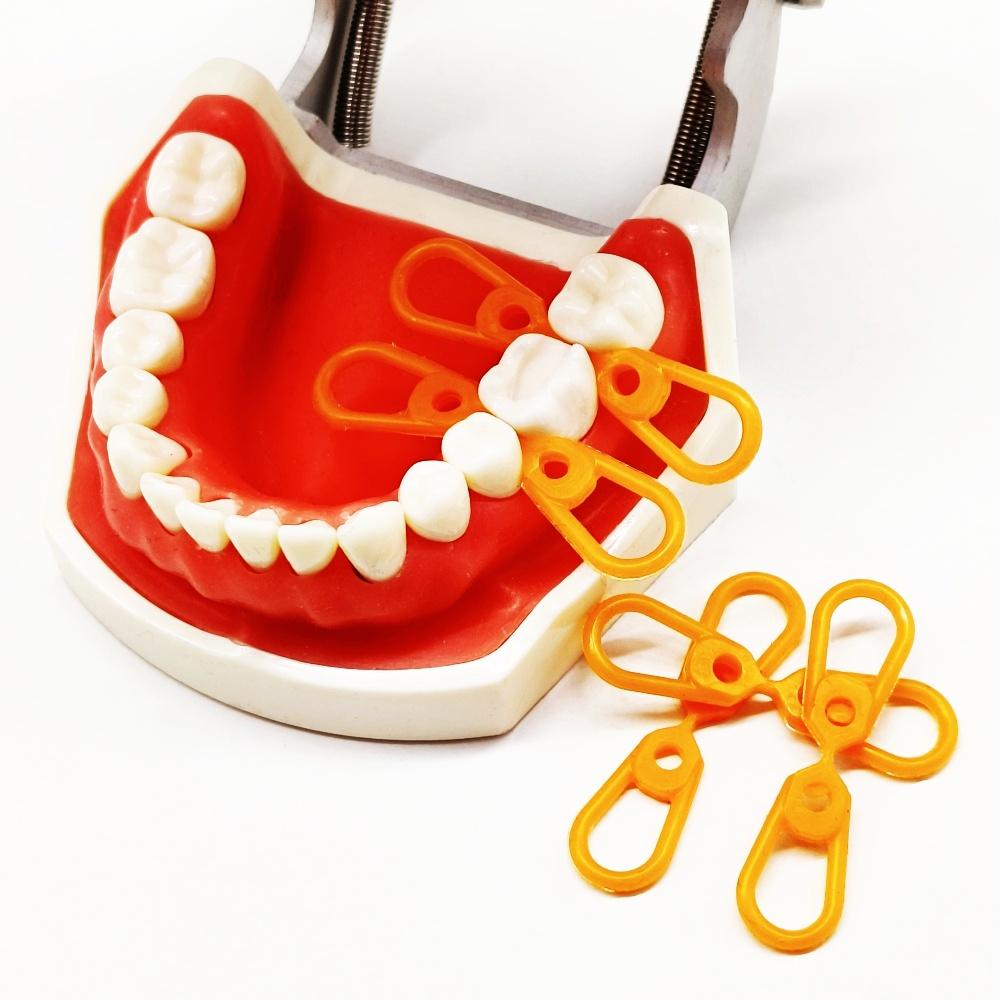 1 коробка, 2 коробки или 3 коробки, стоматологические эластичные резиновые фиксирующие клинья, 20 шт./упак., гибкий межзубный клин, силиконовая матрица, матрицы, композитная стоматология