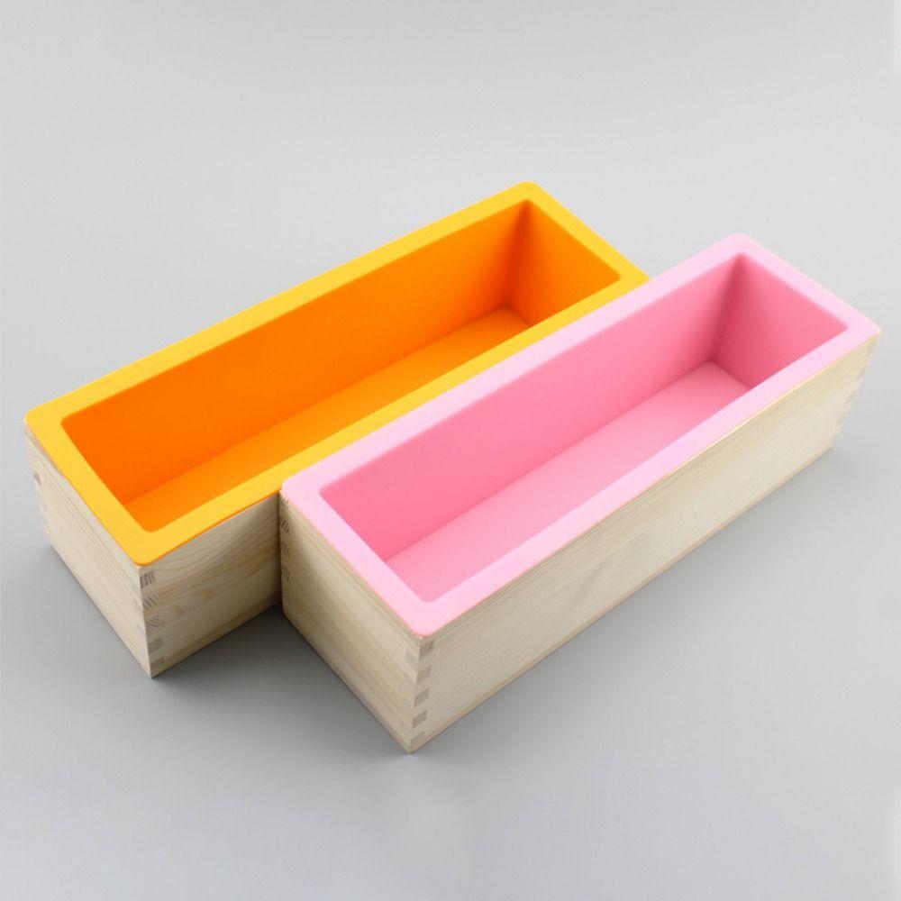 Wooden Box Soap Making Mold Rectangular Shape Soap Box Toast Mold Kitchen Bakeware