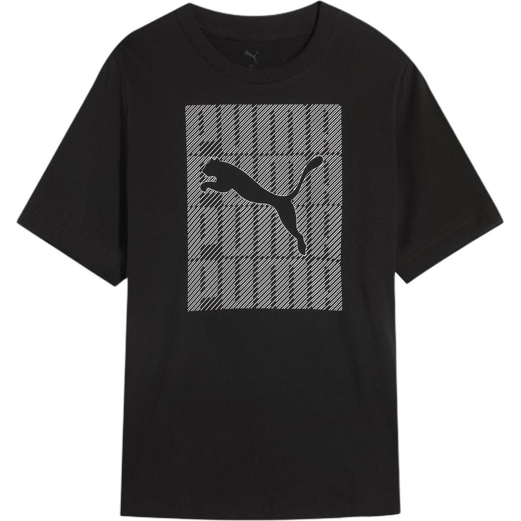 New PUMA GRAPHICSWORDING T Shirt Men's Black 01 634354-01
