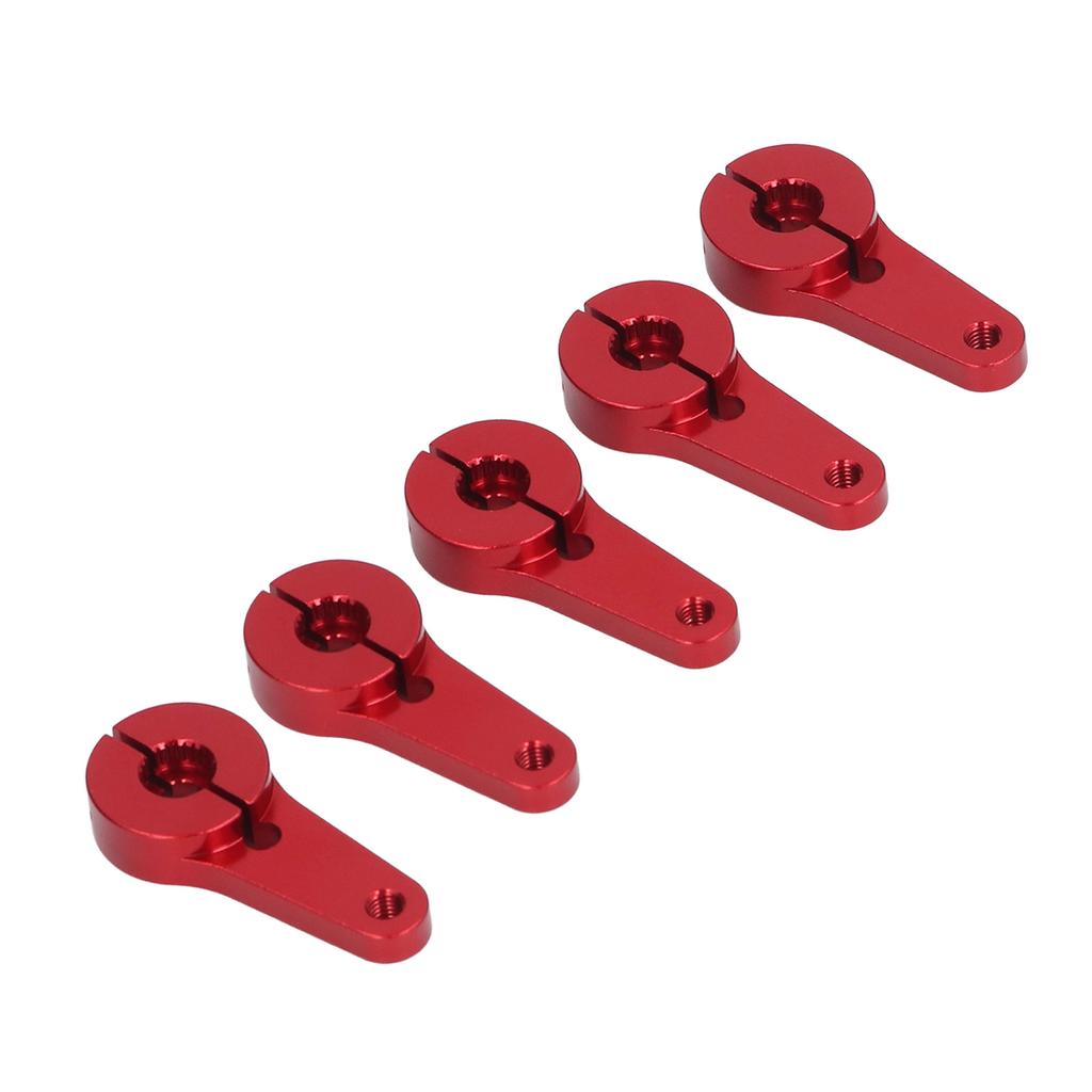 5 Pcs 25T M3 Aluminum Alloy RC Servo Horns Arms 31mm Metal Steering Arms for RC Car for Redcat for Axial for Scx10 for
