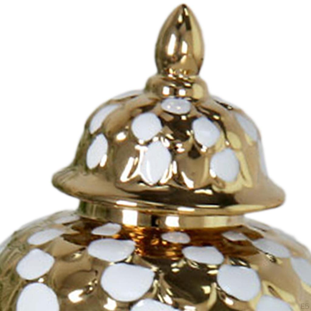 Керамическая банка для имбиря, ваза для цветов, украшение для дома с крышкой, цветочная композиция для свадеб