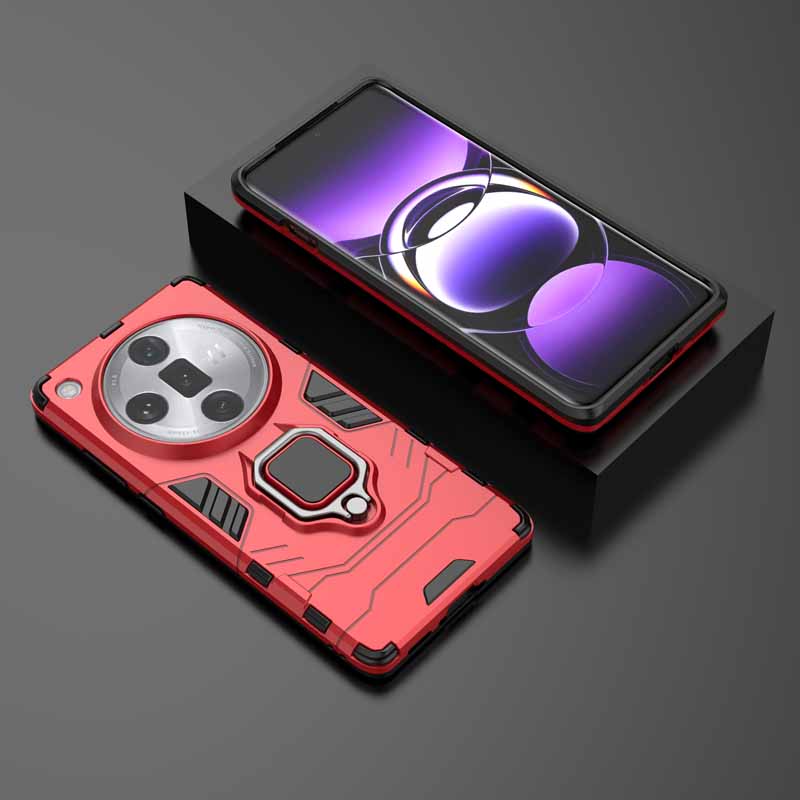 Shockproof Case For OPPO Find X7 Ultra X6 X5 Neo X3 Lite Armor Holder Back Coque for Realme 9 10 11 12 Pro Plus 4G Phone Cover